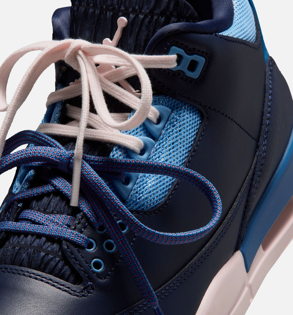 Air Jordan 3 Retro Sport Renaissance Women's Lifestyle Shoe – Obsidian/Chalk/Track Red