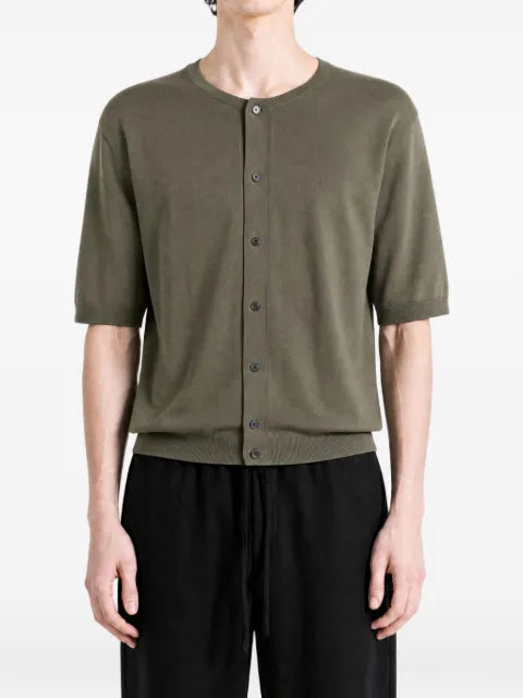 Auralee Giza short-sleeve cardigan