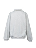 Napa By Martine Rose graphic-print half-zip sweater