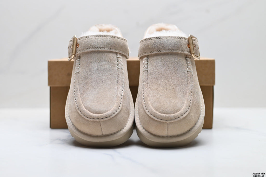UGG Ethnic-Trim Shearling Slip-On Shoes
