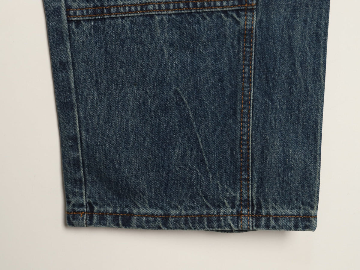Louis Vuitton Back-Pocket Emblem Jeans - Blue